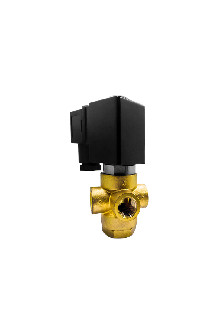 Ilustração Válvula Solenoide 3/2 vias